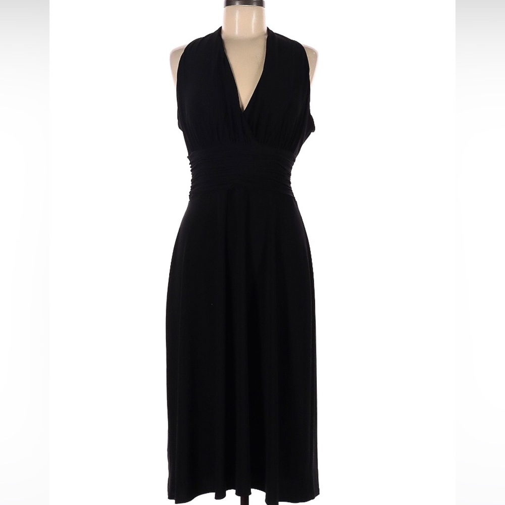 Vince Camuto Black halter style cocktail dress